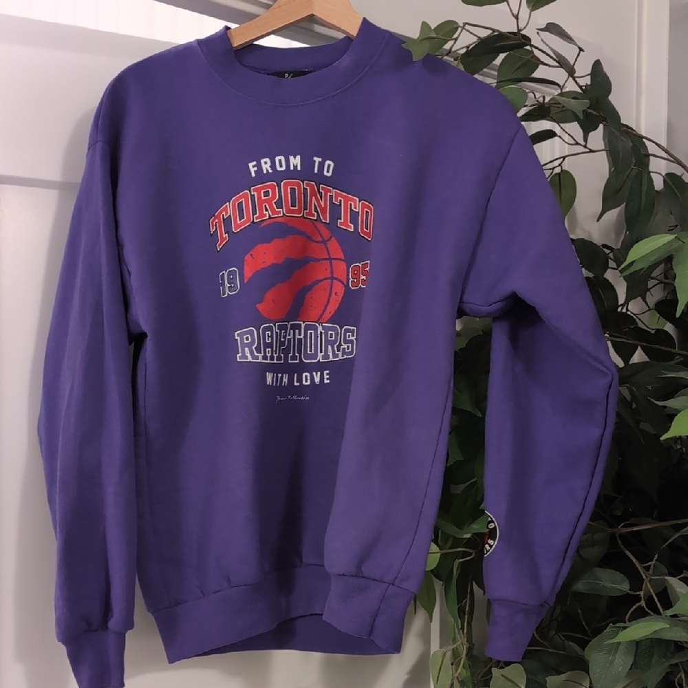Toronto Raptors Purple Sweatshirt